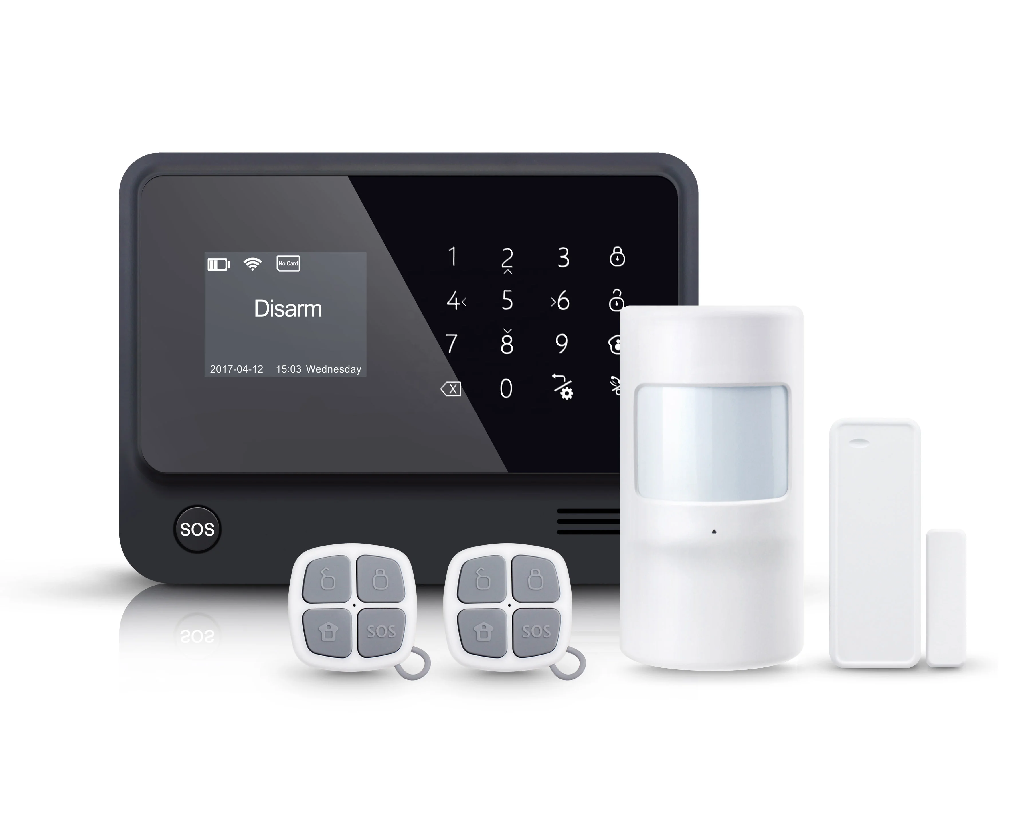 

G90B upgrade vision wireless smart APP+wifi+SMS+GSM +GPRS burglar alarm system for home security PST-G90B Plus
