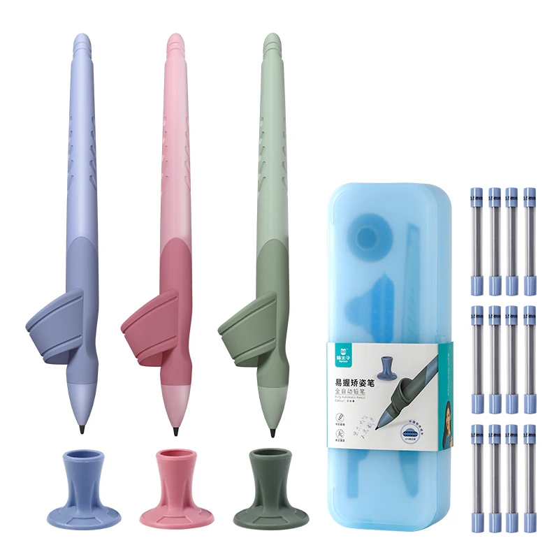 

Ushare 0.5mm Mechanical Pencil Automatic Pencil Grip Art Drawing Pen Set School Supplies Pen Posture Correction Write Stationery