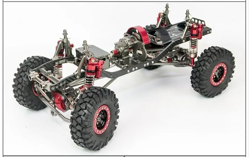 GWOLVES Racing 1/10 CNC все алюминиевые и углеродные 313 мм Колесная база Wrangler рама осевая SCX10 быстрая