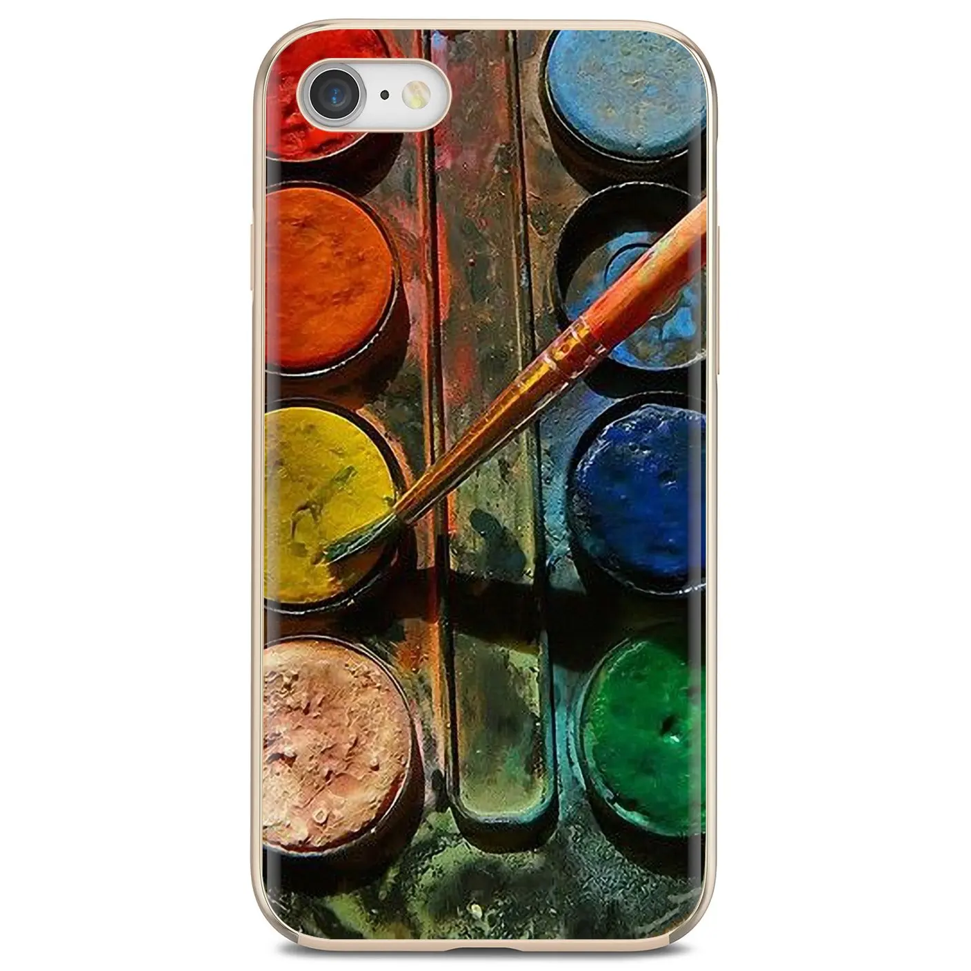 Набор акварельных красок пастельный дизайн мягкий чехол из ТПУ для Xiaomi Redmi 4A 7A S2