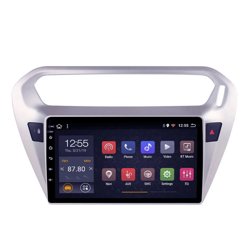 9 дюймов IPS + 2.5D 8 ядер Android 1 2 32G автомобильный DVD GPS навигация для Peugeot 301 Citroen elysee 2014