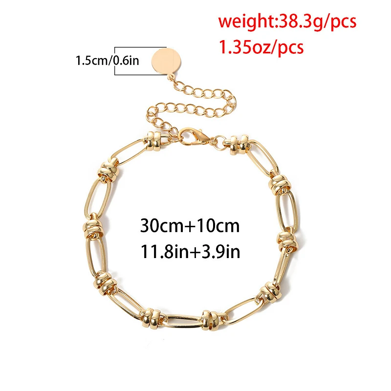 

Trendy Design Gold Color Chain Necklace Jewelry For Women Punk Choker Necklaces Accessories