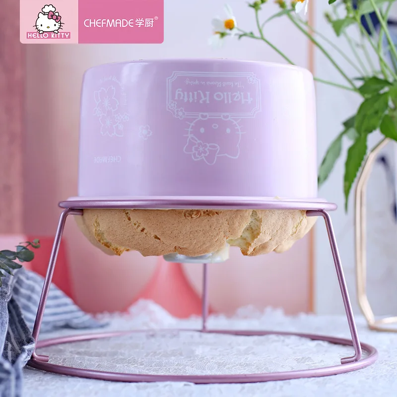 CHEFMADE Hello Kitty Кухня 6 дюймов/8 дюймов анод круглый живое дно полые шифон формы для