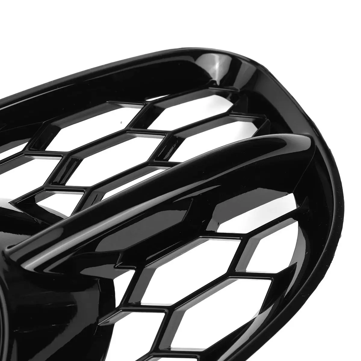 Glossy Black Car Front Fog Light Grille Honeycomb Fog Lamp Grill For Audi A4 B7 S4 B7 A4 S-Line 2005 2006 2007 2008 8E0807681F images - 6