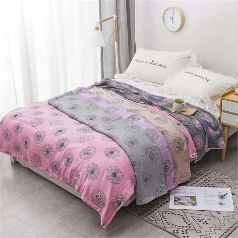 4 слоя бамбуковое хлопковое газовое покрывало для кровати детское одеяло Диван