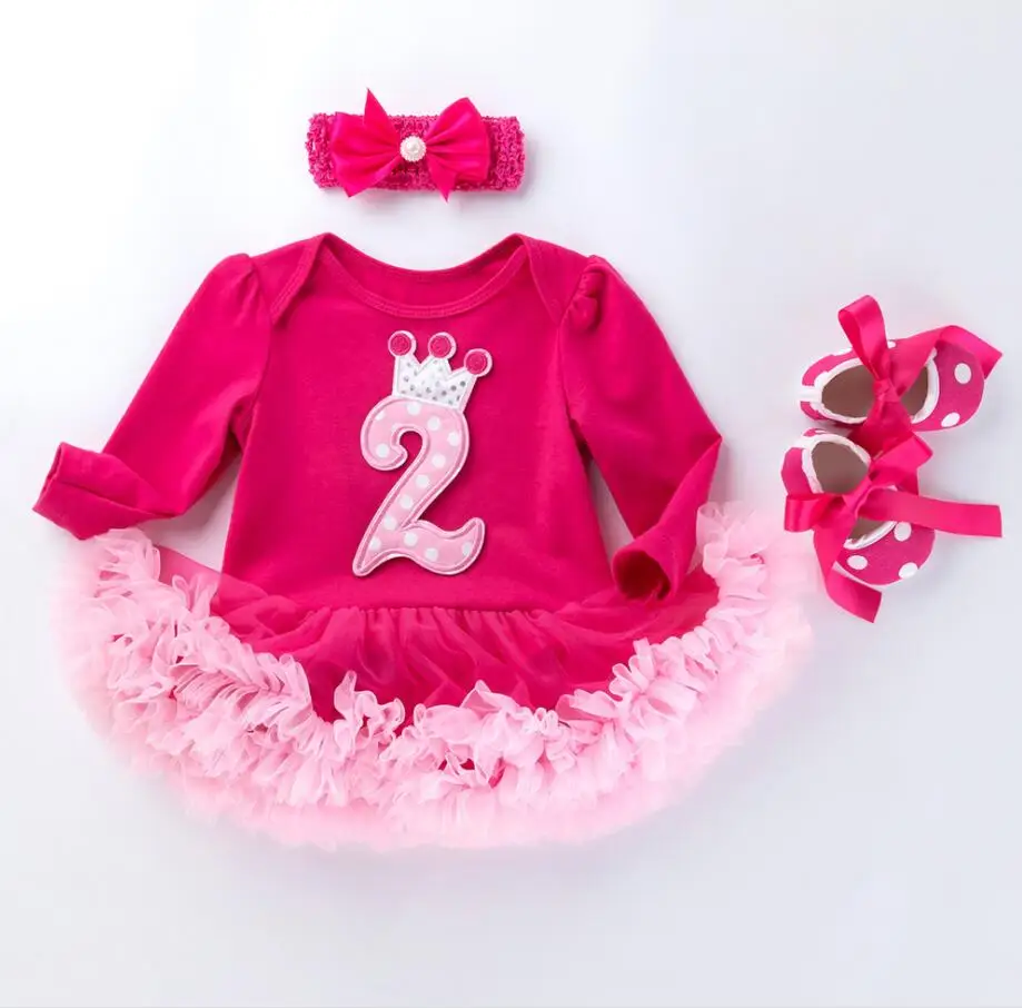 Оранжевый Комплект из 3 предметов, платье-пачка для девочек 1-2 лет на день рождения, нарядное платье-пачка для маленьких девочек, наряд для младенцев, повязка на голову для детей 0-24 месяцев - Цвет: Оранжевый