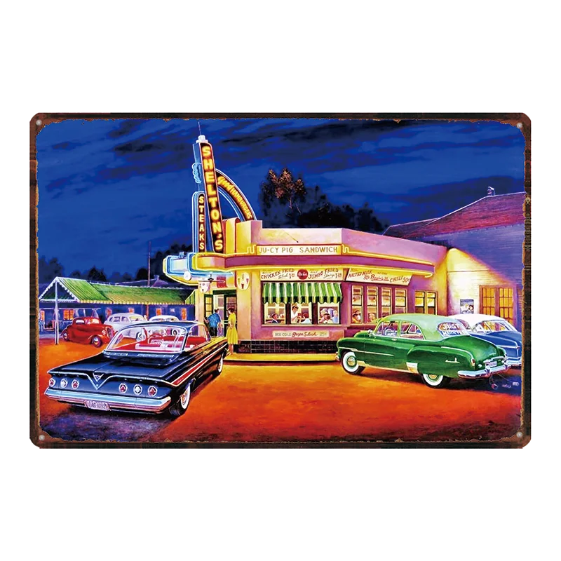 Гигантская винная табличка металлическая винтажная Питьевая пластина для