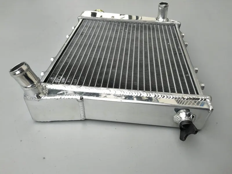 4 строки алюминиевый радиатор + кулер вентилятор для Остин ROVER MINI COOPER & MORRIS 1967 1991 90 89