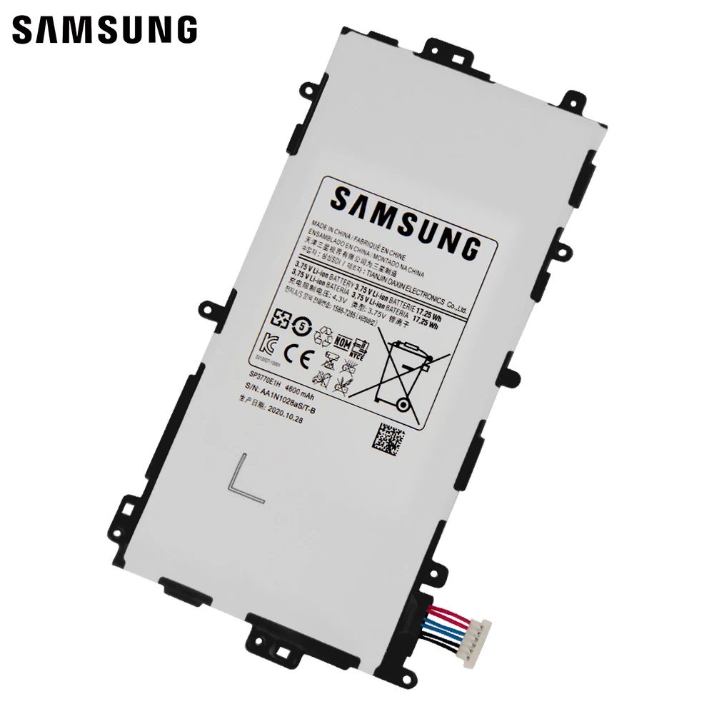 Samsung оригинальный запасной аккумулятор SP3770E1H для GALAXY Note 8 0 N5120 N5100 N5110 аутентичный