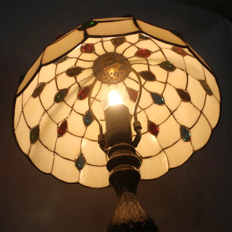 Настольная лампа Тиффани E27 6 моделей в стиле стрекозы прикроватная для спальни