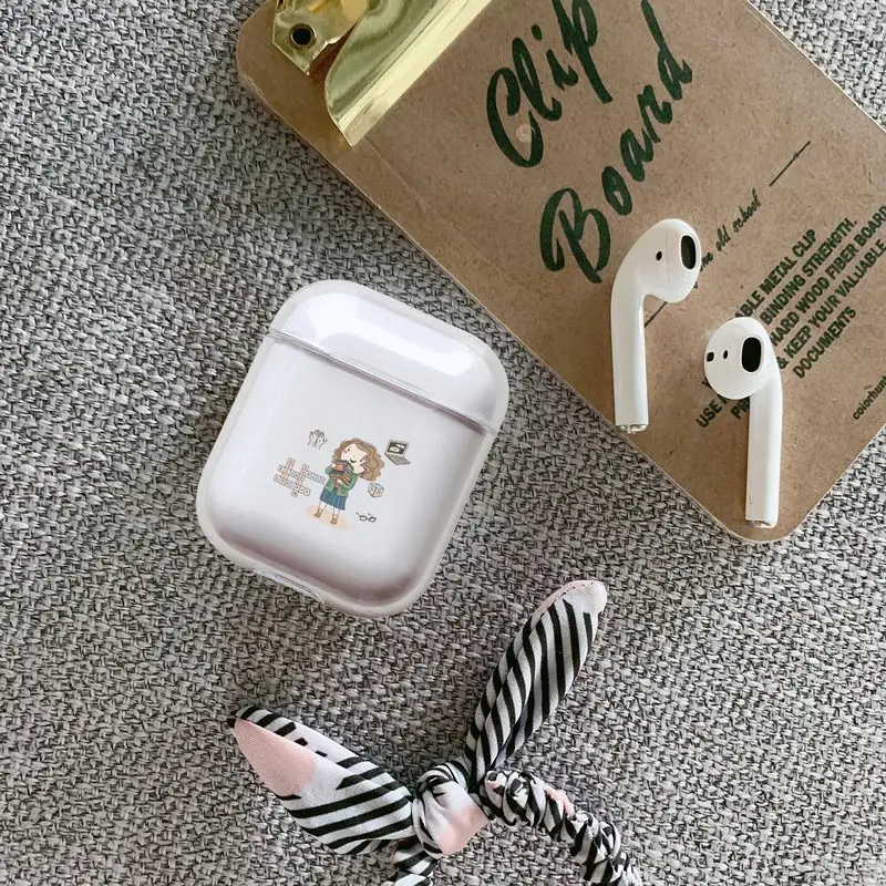 Симпатичный чехол для профессиональных наушников Apple airpods мультяшных Bluetooth Airpods