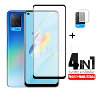 2pcs for oppo a54 glass full cover glass tempered hd glass for oppo a54 oppo a74 protective glass for oppo a54 camera film lens