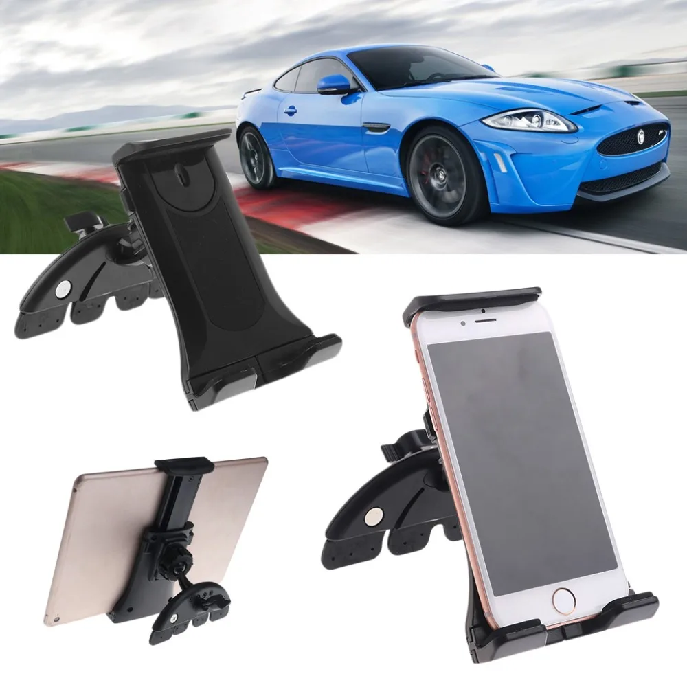

1pcs New Adjustable Car CD Slot Mobile Mount Holder Stand For ipad iphone Smartphone Samsung Tablet PC Universal