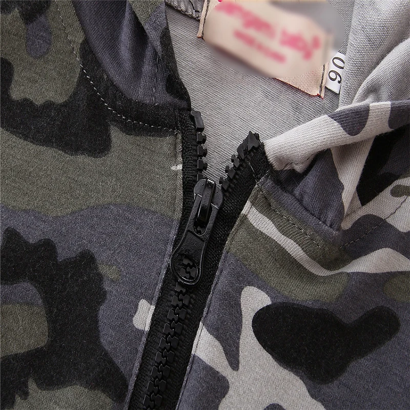 

Infant Baby Boy Hooded Camouflage Romper Newborn Baby Camo Long Sleeve Romper Warm Spring Autumn Jumpsuit Outfit Boys 0-24M