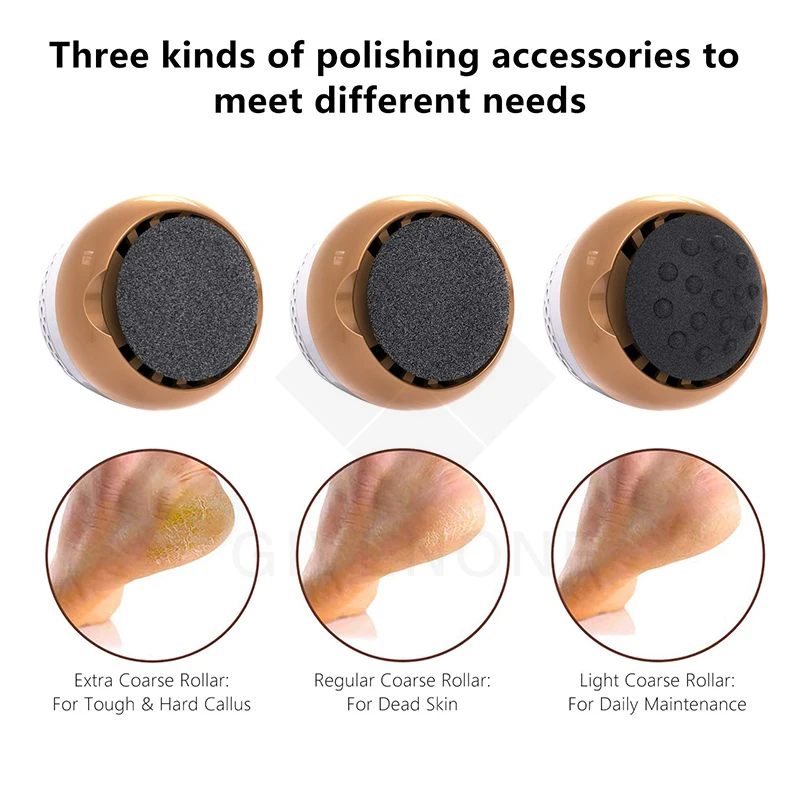 

New Electric Foot Files Vacuum Pedicure Tools Dead Skin Callus Remover USB Foot Grinde Absorbing Machine Portable Foot Care Tool