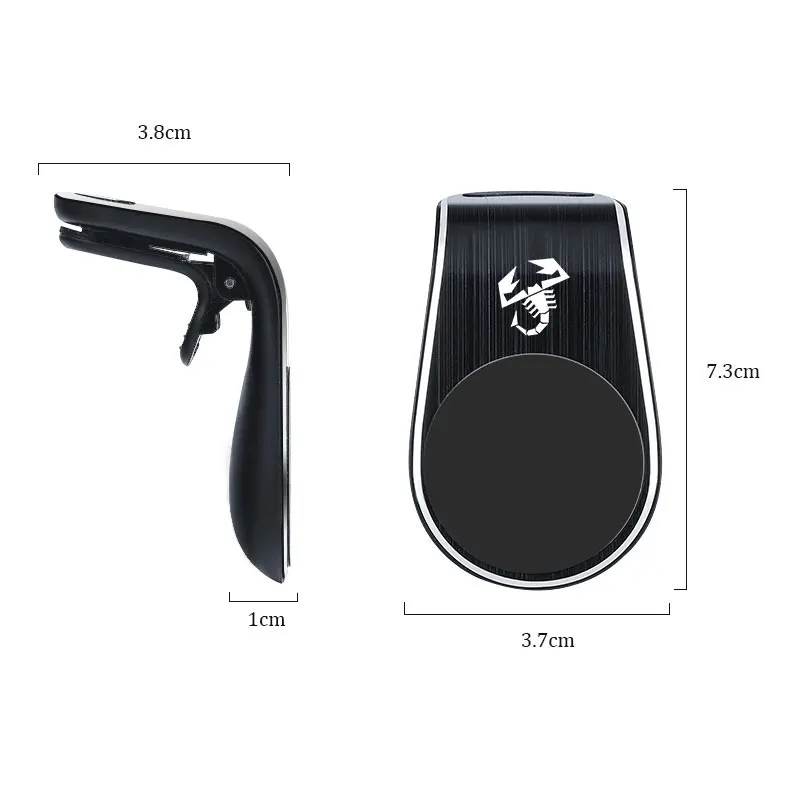 1pcs car phone holder l type air vent clip stand car accessories for morris garage mg3 tf zr mg 3 5 6 7 zs gs gt mg5 mg6 mg7 etc free global shipping