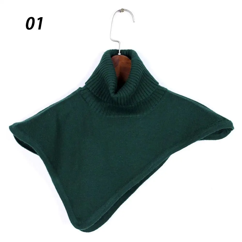 1.Mo Green Triangle Sparsil, женская зимняя водолазка, вязаный шарф-кольцо, необычный дизайн, шапка с воротником, Осенний вязаный пуловер, теплые мягкие шарфы - Цвет: 1.Mo Green Triangle