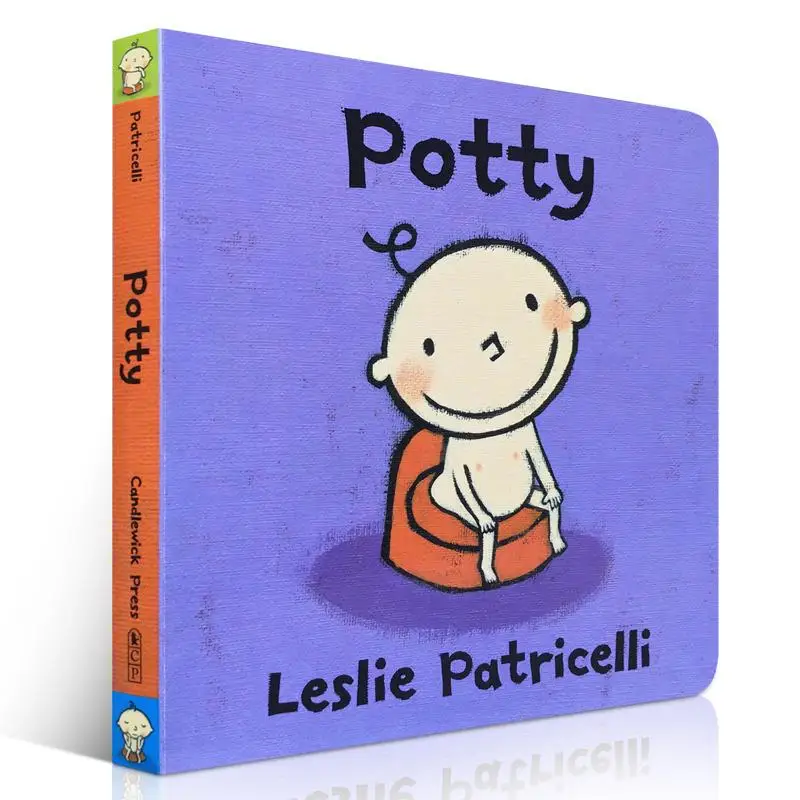 

Original English Book Potty Leslie Patricelli Board Book Children's Educational Toy Picture Book
