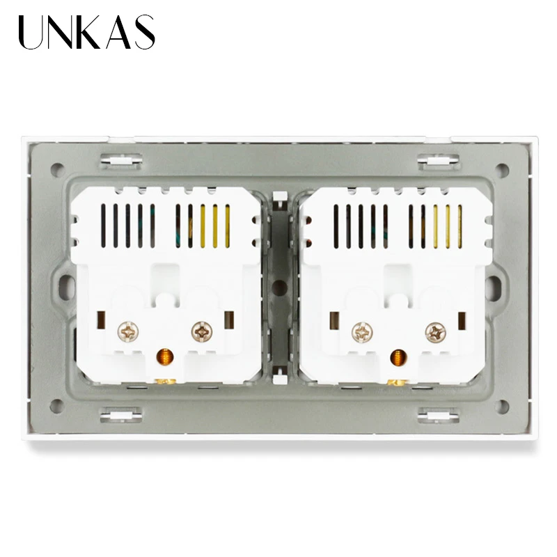 Французская стандартная настенная розетка UNKAS с 4 USB портами для зарядки