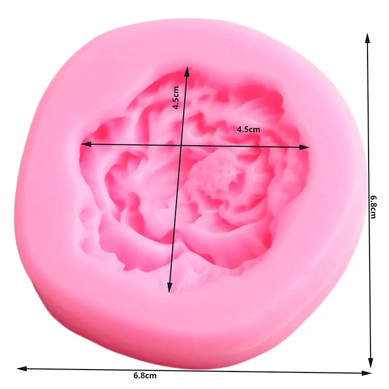 Форма для силиконовые формы в виде цветка пионов помадки инструменты украшения