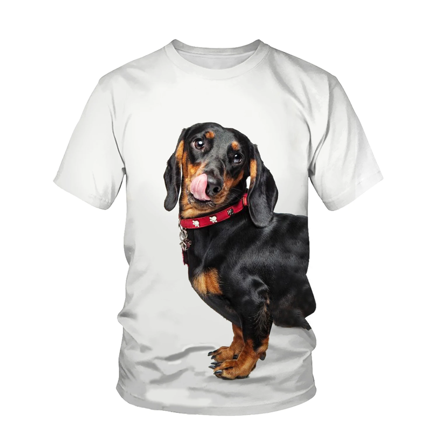 

Animal 3D printing T-shirt men's T-shirt popular round neck oversized T-shirt 2021 summer creative fashion short-sleeved shirt