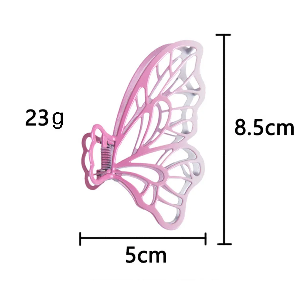 

Woman Butterfly Metal Hair Claws Hair Accessories Chic Barrettes Hair Clip Ladies Hairgrip Headwear Girls Ornaments Crab