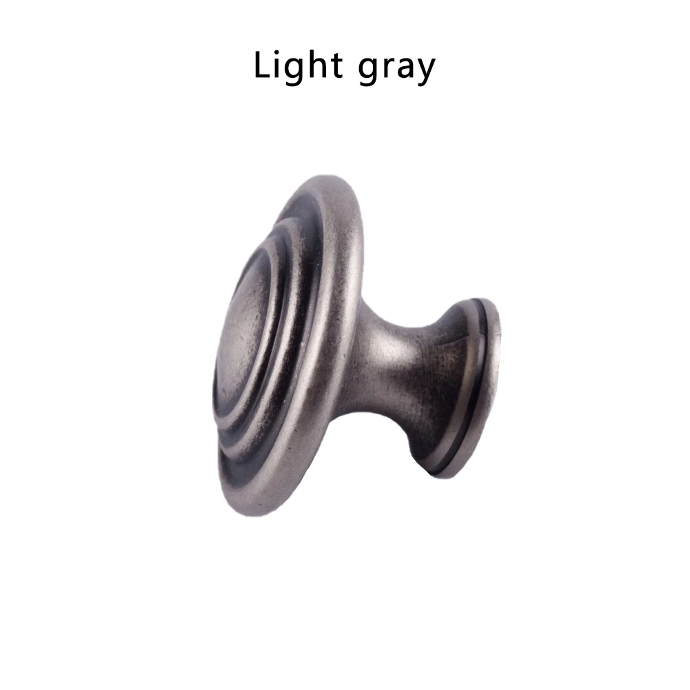 Light Gray ПВХ ручки для мебели аксессуары для шкафа винтажная дверная ручка дома традиционный кухонный шкаф ручки для ящиков платяного шкафа Новинка - Цвет: Light Gray