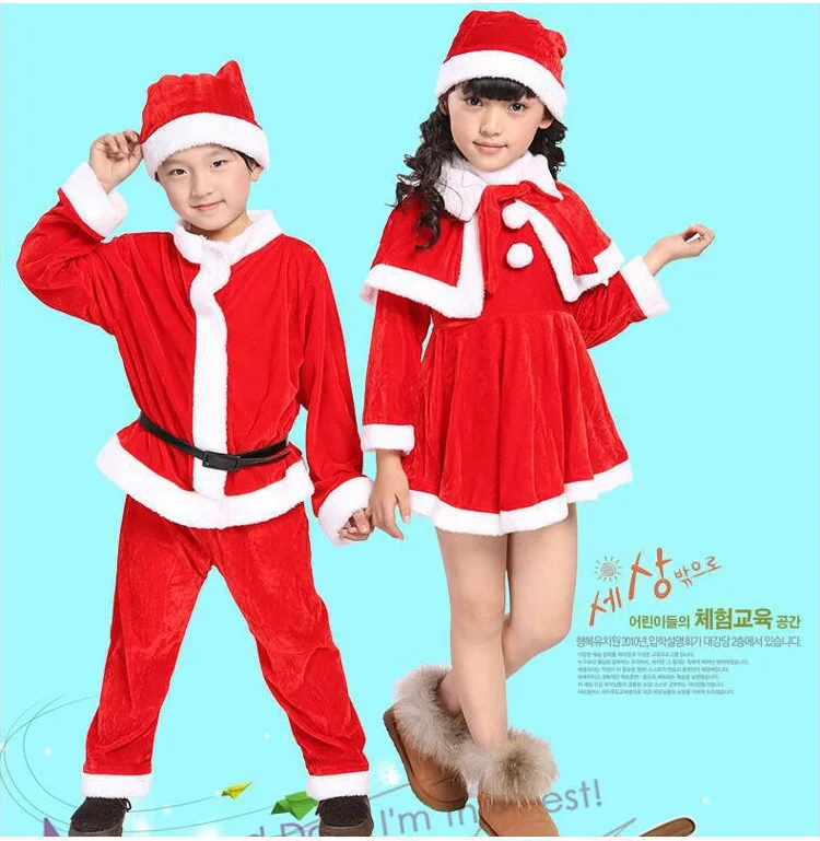 

2021 Family Christmas Costumes Christmas Sets and Hat for Boys and Girls Chritmas Dresses