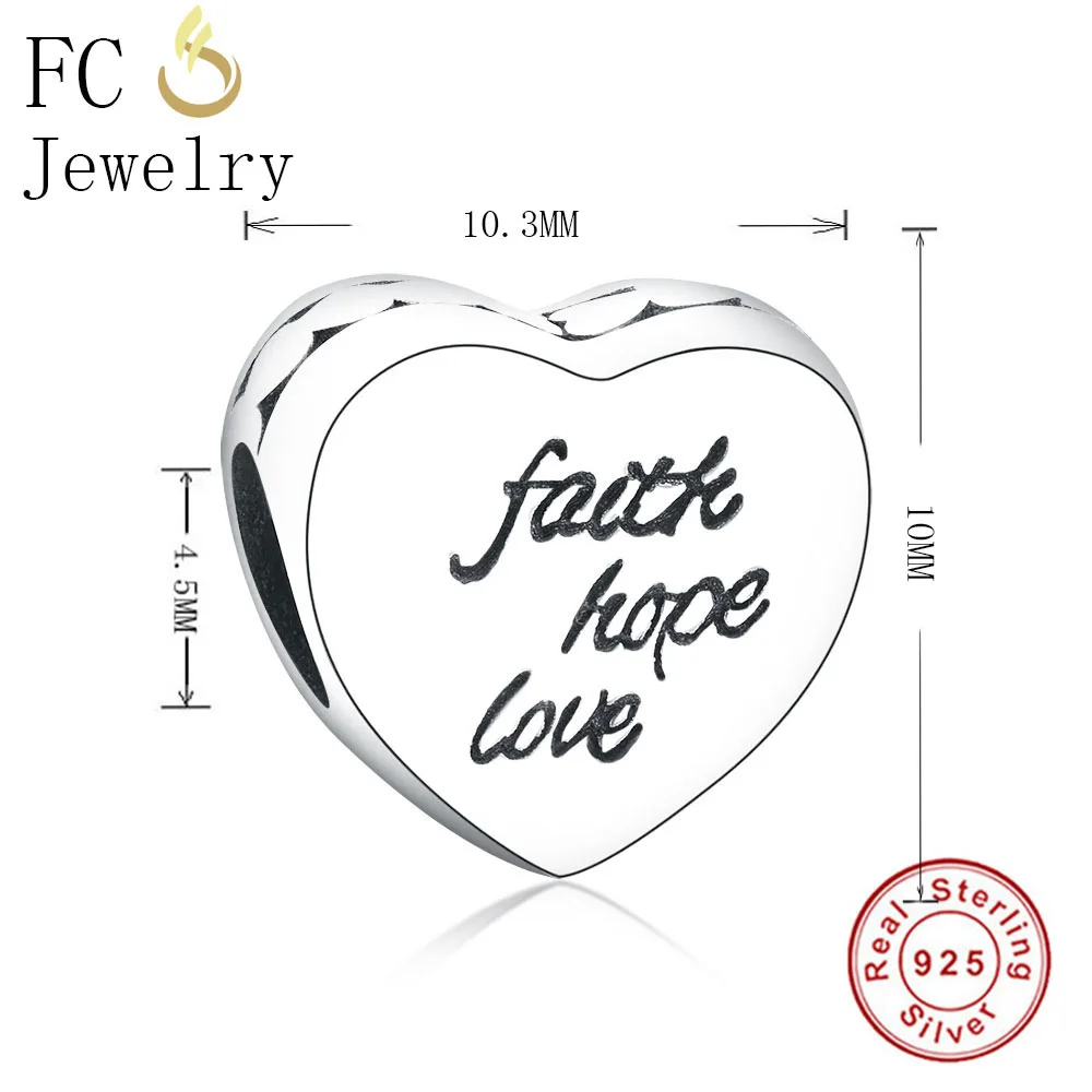 FC ювелирные изделия подходят оригинальные браслеты с подвесками Серебряные