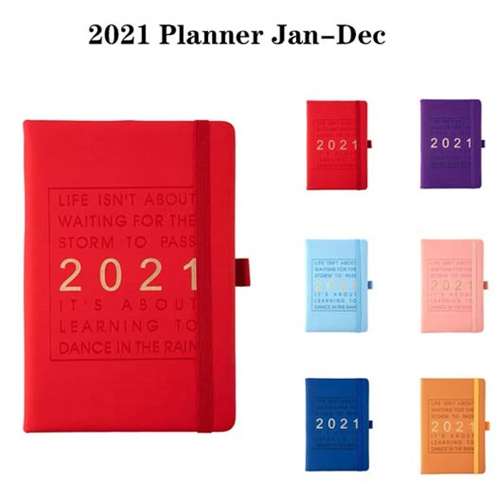 Блокноты А5 на календарь январь декабрь ежемесячный планировщик Органайзер