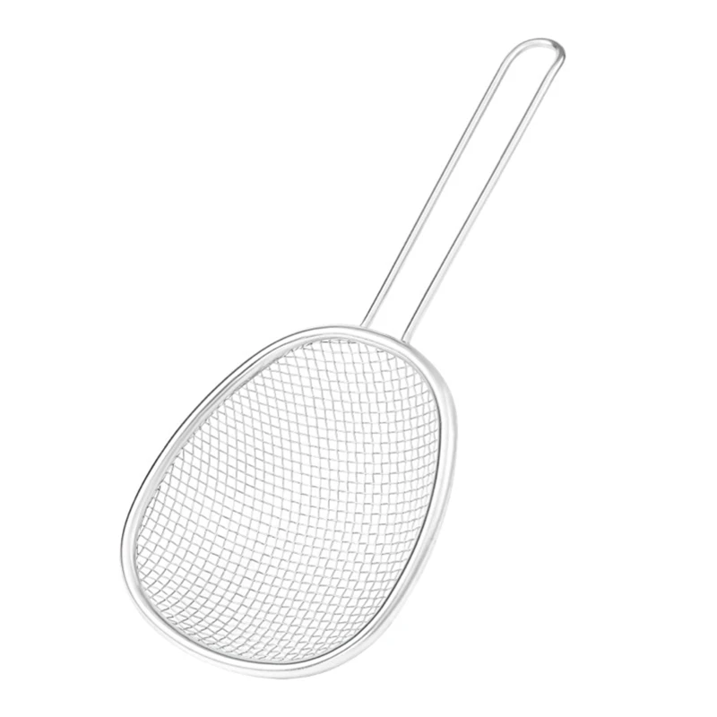 Ситечко из нержавеющей стали ложка-скиммер овальной формы кухонная посуда