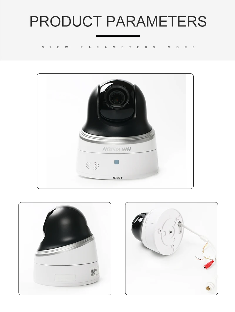 HIKVISION DS-2DC2204IW-D3/W 2MP IP камера WiFi мини PTZ камера с ИК 30 м Поддержка ONVIF/SD слот для карт P2P приложение мобильное управление