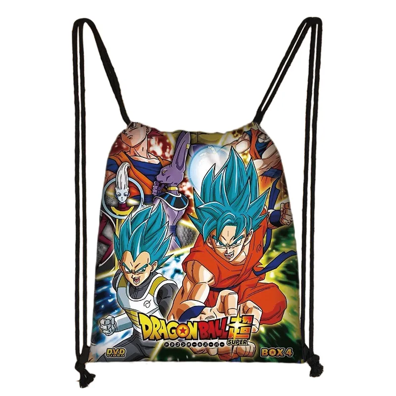 SKD-QLZ2 Аниме dragon ball drawstring сумка Goku Saiyan холщовый рюкзак подростковый рюкзак для мальчиков сумки для хранения - Цвет: SKD-QLZ2