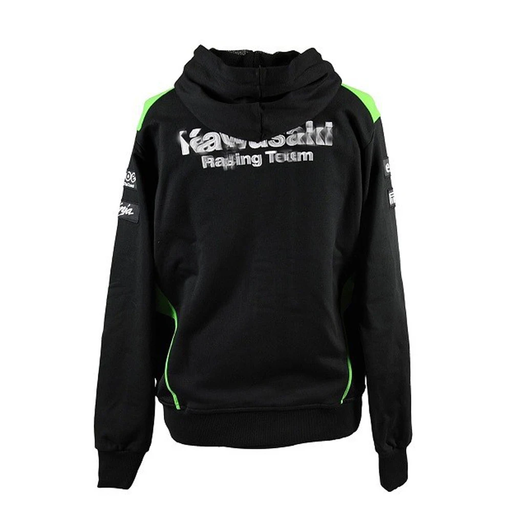 Ветрозащитная Мужская толстовка для мотоциклистов kawasaki, куртка с капюшоном для гонок, езды на мотоцикле, куртки для мужчин с перекрестной молнией, трикотажная толстовка, пальто