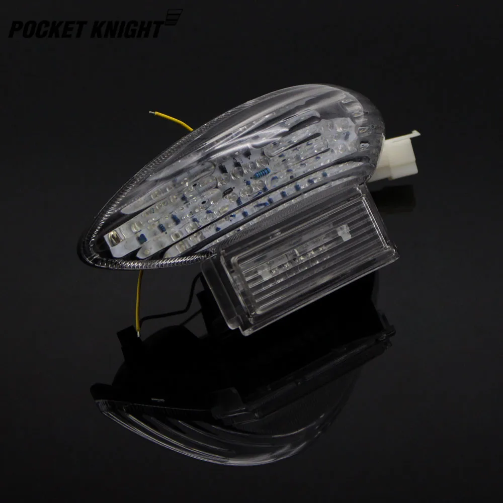 Для Suzuki Hayabusa GSX1300R 1999-2007 Katana GSX600F GSX750F 1998-2006 Мотоцикл LED задний фонарь стоп-сигнал встроенный.