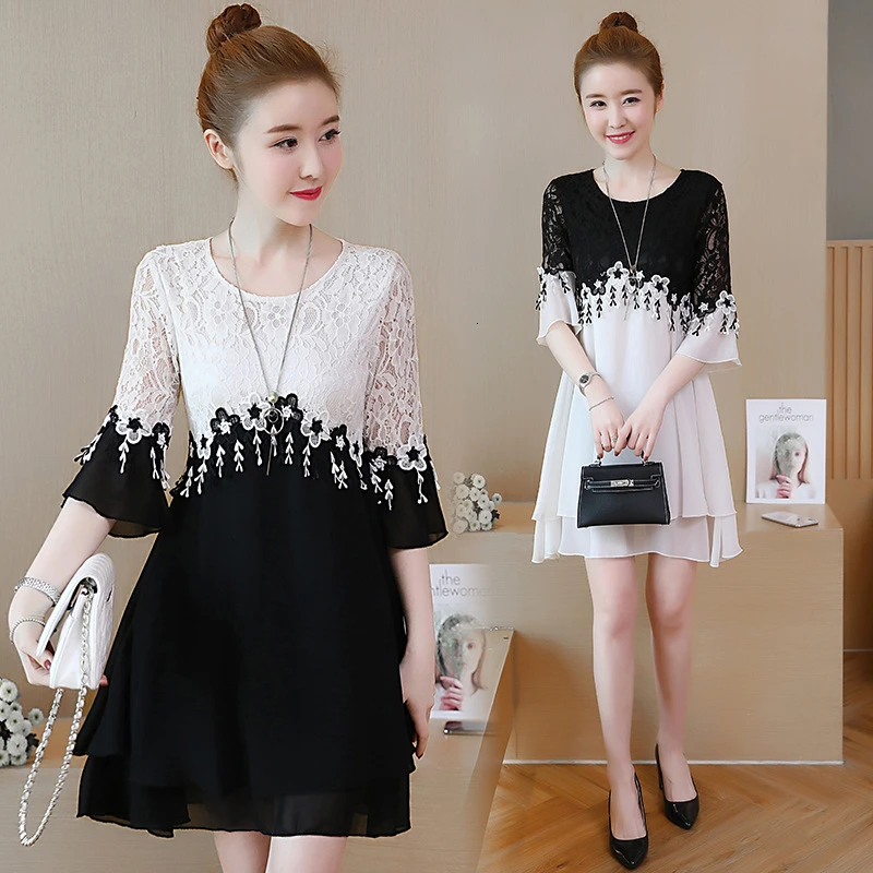 Большой код женская одежда платье 2019 короткий рукав легкое обтягивающее