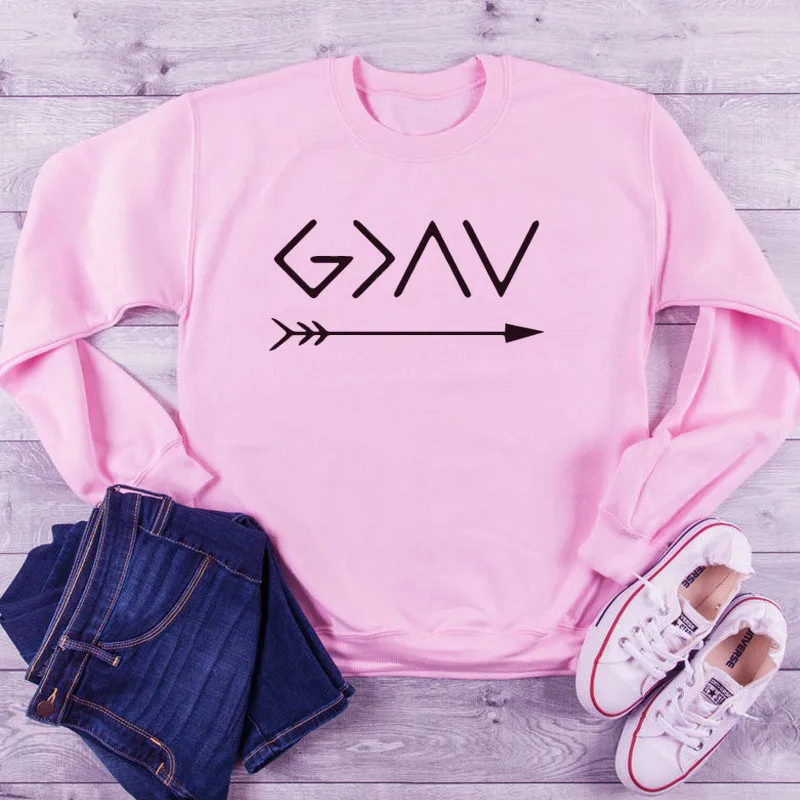 

Faith Korean Hoodie Print Casual Pink Hoodies Pink Clothing Womens Clothes Streetwear Gothic Pullovers Clothes