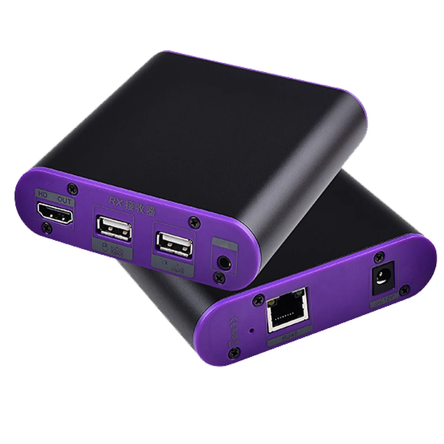Measy Cat871 KVM 120m/396ft 1080p 60Hz HD приемник передатчика расширения Ethernet через cat5e/6/7 для 3D EDID
