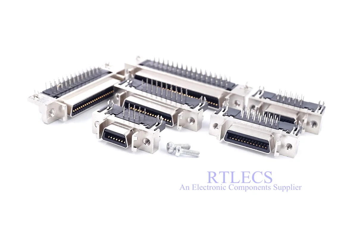 1 шт. MDR коннектор бордкрепление сквозное отверстие прямоугольная розетка щит
