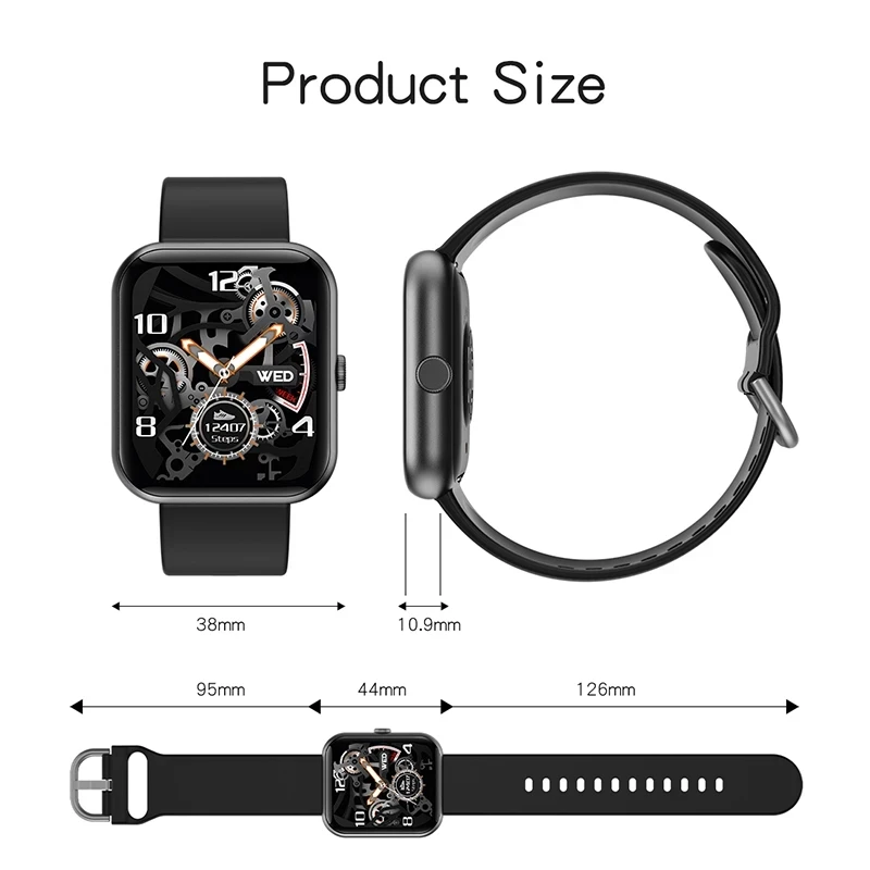 

2021 New I8 Men'S And Women'S Smart Watch I8 IP67 Waterproof Bluetooth 5.0 Big Screen Heart Rate Test Fitness For Android Or IOS