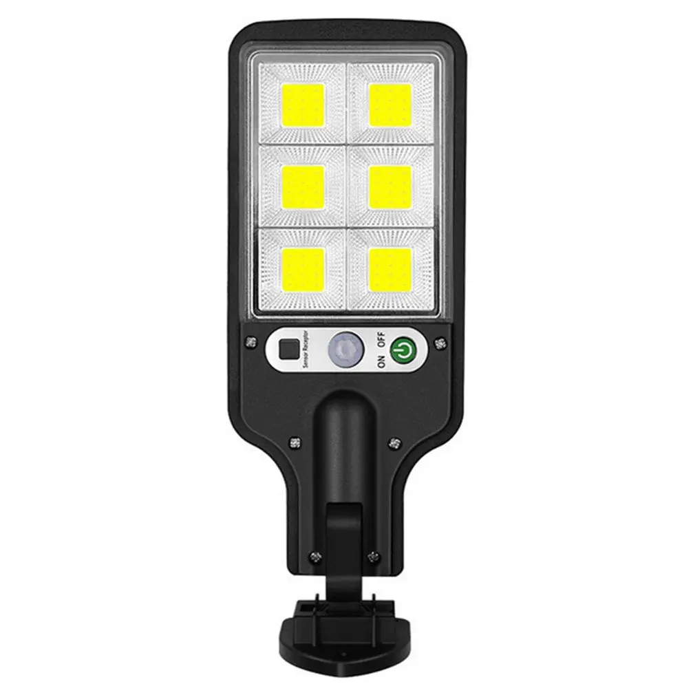 

1pc 72COB Solar Powered Street Wall Light PIR Motion Sensor Dimmable IP65 Lights Outdoor Waterproof Night Light With 3 Modes