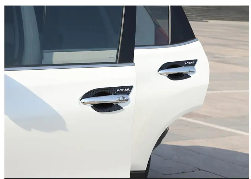 Автомобильная крышка из углеродного волокна для Nissan X trail 2014 2019 ручки/Крышка