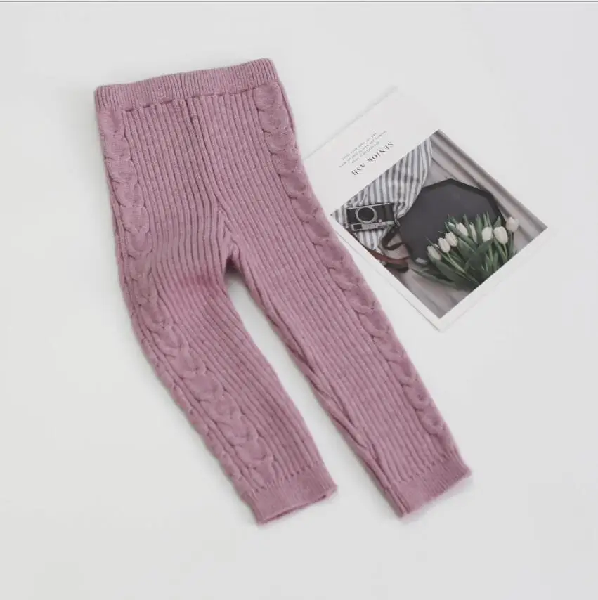 pants2 Комплекты одежды для маленьких мальчиков и девочек осенне-зимний свитер+ штаны вязаный костюм для маленьких мальчиков толстый теплый комплект со штанами для маленьких девочек и мальчиков - Цвет: pants2