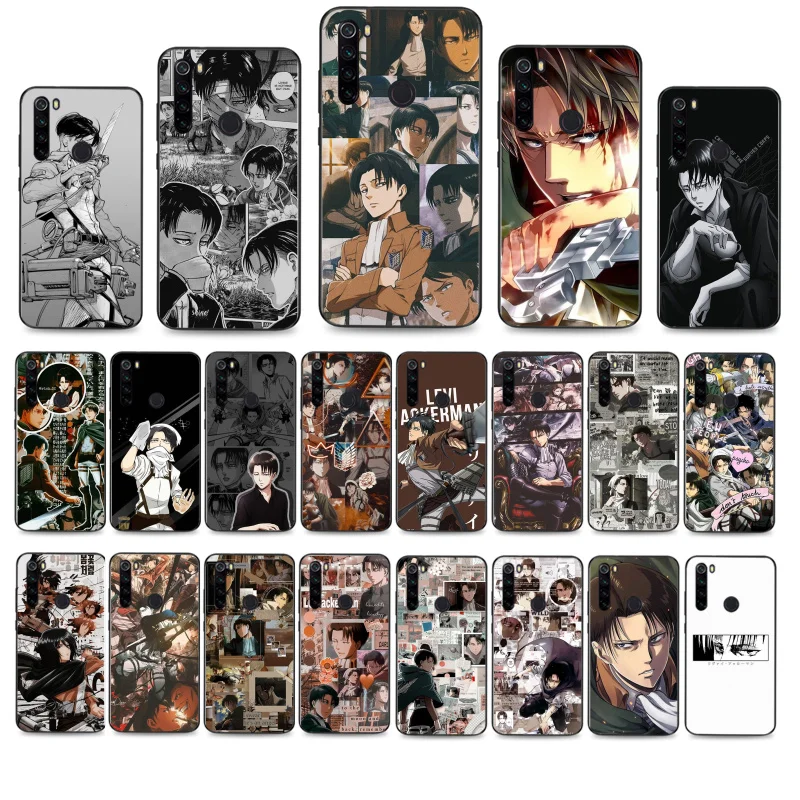 

Anime Attack On Titan Levi Ackerman Phone Cases For Xiaomi Redmi Note10 Pro Note8 Pro 8T Note9 9S Redmi8 8A Note7 Pro 9C X3