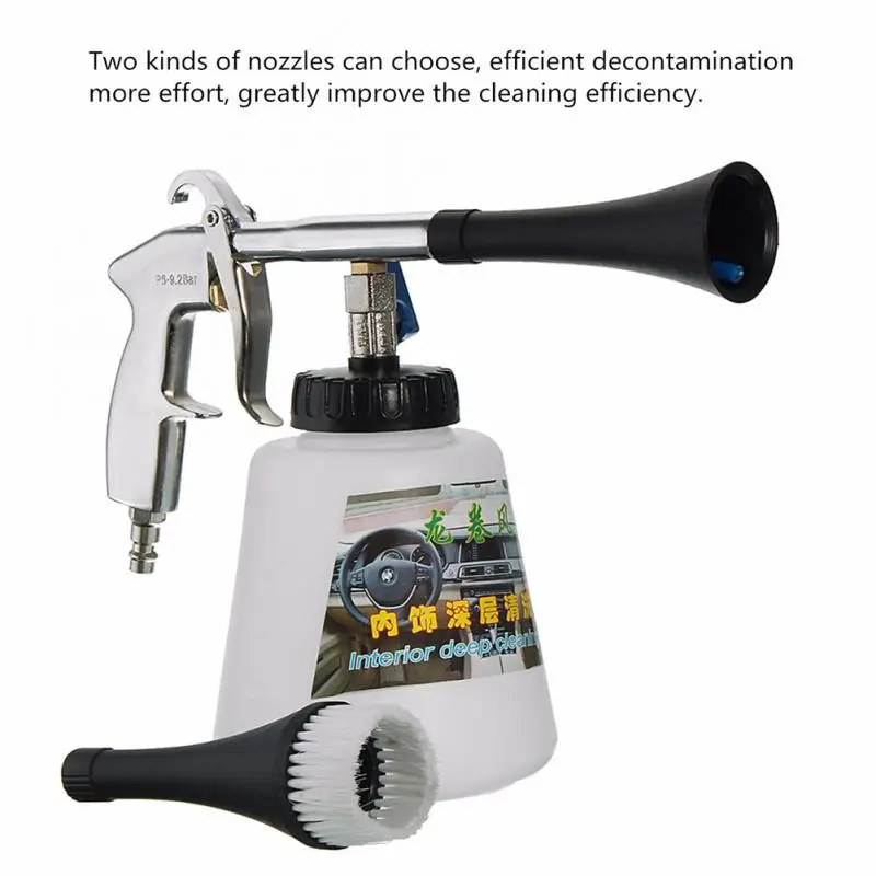 

High Pressure Car Washer Foam Gun Car Tornado Foam Lance Tornador Interior Deep Cleaning Gun Car Wash With Brush Washing Tool