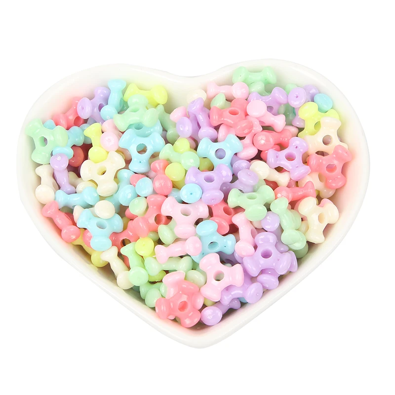 100 шт Смешанные треугольник акриловые бусины 10X10mm для ювелирных изделий