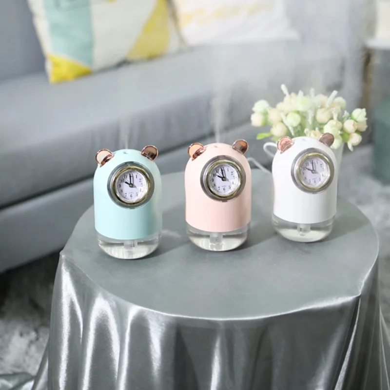 

Mini Air Humidifier 300ML Aroma Diffuser Mist Maker Fogger Car Air Purifier With LED Night Lamp For Home