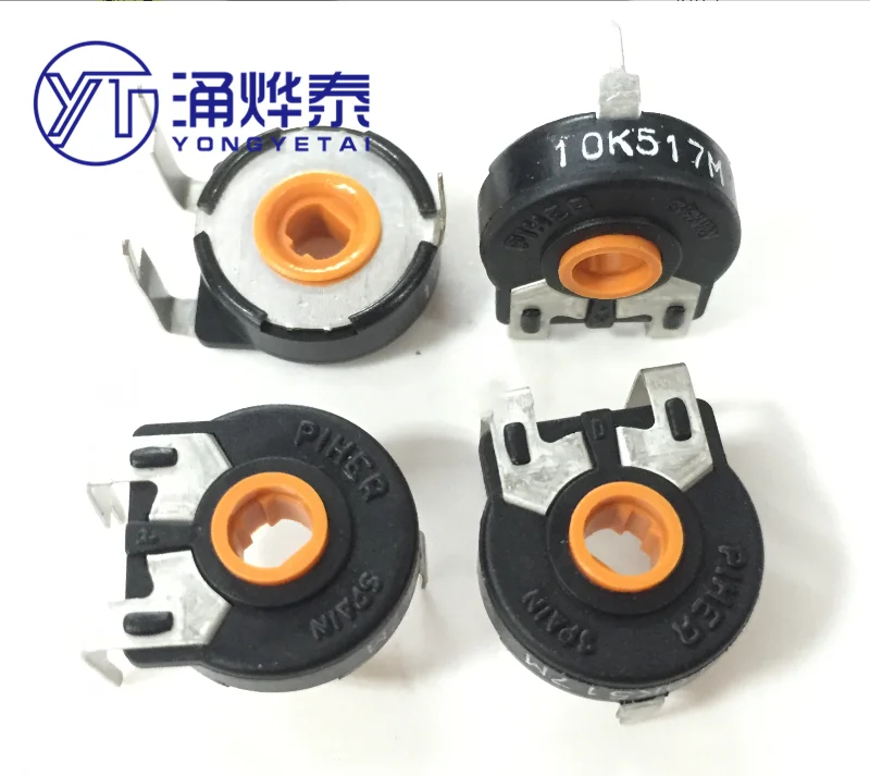 

Potentiometer PT15TV17-103A2020 horizontal 10k oval hole wide Pin Free shipping