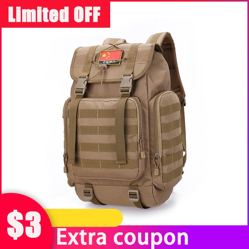 Тактический военный рюкзак для активного отдыха Походов Кемпинга нейлоновые