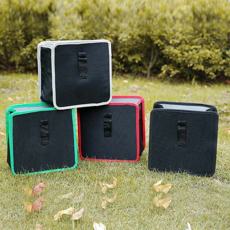 

Car Trash Can Portable Drive Bin Hanging back seat storage bag waterproof Dustbin Storage organizer box